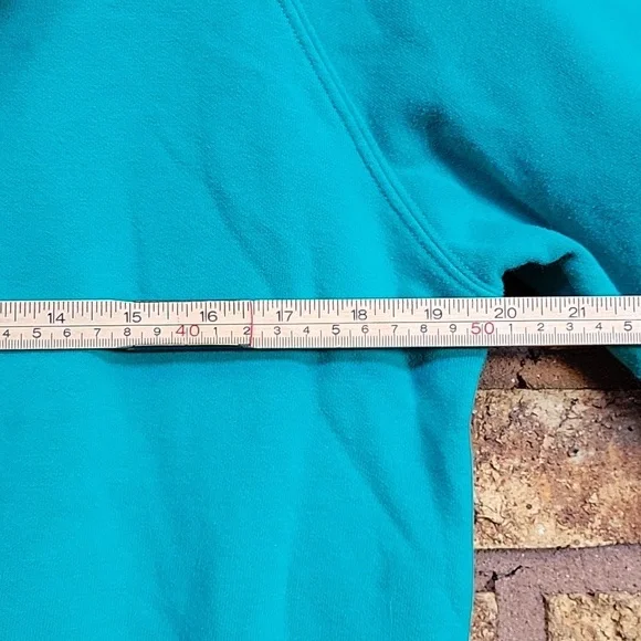 The North Face Women's Teal Hoodie Size Medium - Picture 10 of 10